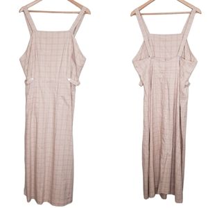 Vintage Woolrich Pastel Plaid Midi Jumper Dress